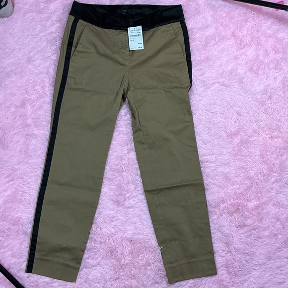 J. Crew Pants - J. Crew Tan Ankle Pants with bow detail